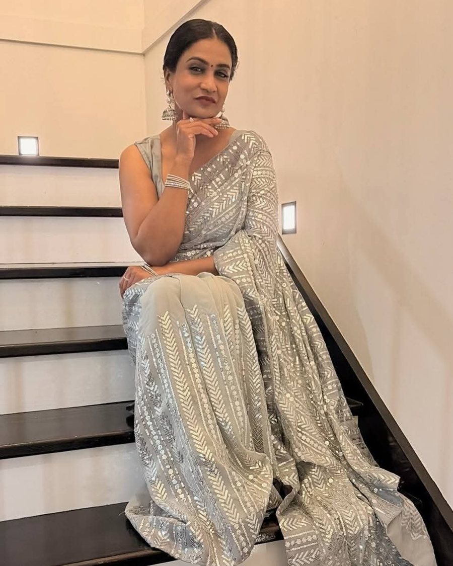 A full occasion look — hair, make-up and drape